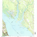 United States Geological Survey Upper Broad Creek, NC (1994, 24000-Scale) digital map