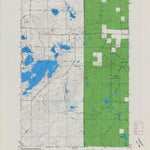 United States Geological Survey Upper Eau Claire Lake, WI (1971, 24000-Scale) digital map