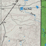 United States Geological Survey Upper Eau Claire Lake, WI (1971, 24000-Scale) digital map