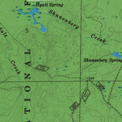 United States Geological Survey Upper Eau Claire Lake, WI (1971, 24000-Scale) digital map
