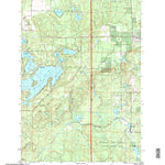 United States Geological Survey Upper Eau Claire Lake, WI (2005, 24000-Scale) digital map