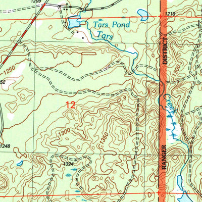 United States Geological Survey Upper Eau Claire Lake, WI (2005, 24000-Scale) digital map