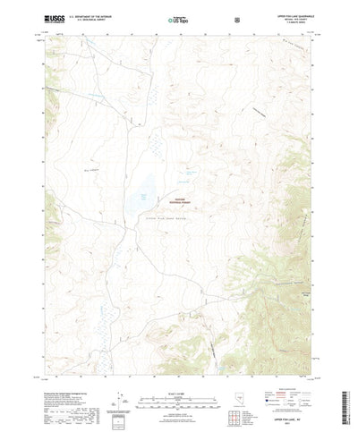 United States Geological Survey Upper Fish Lake, NV (2021, 24000-Scale) digital map