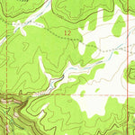 United States Geological Survey Upper Galestina Canyon, NM (1972, 24000-Scale) digital map