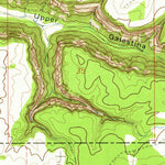 United States Geological Survey Upper Galestina Canyon, NM (1972, 24000-Scale) digital map