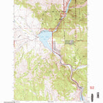 United States Geological Survey Upper Holter Lake, MT (2001, 24000-Scale) digital map