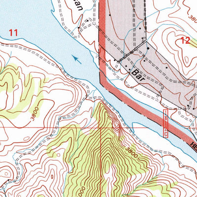 United States Geological Survey Upper Holter Lake, MT (2001, 24000-Scale) digital map