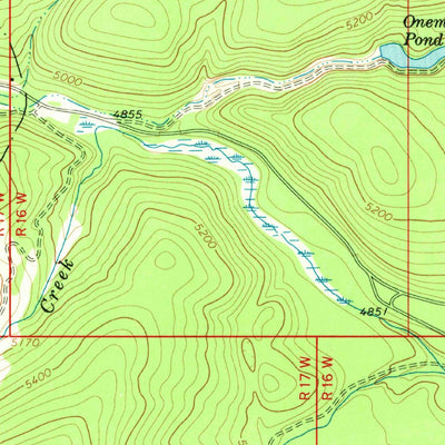 United States Geological Survey Upper Jocko Lake, MT (1965, 24000-Scale) digital map