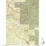 United States Geological Survey Upper Jocko Lake, MT (1999, 24000-Scale) digital map