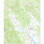 United States Geological Survey Upper Lake, CA (1991, 24000-Scale) digital map