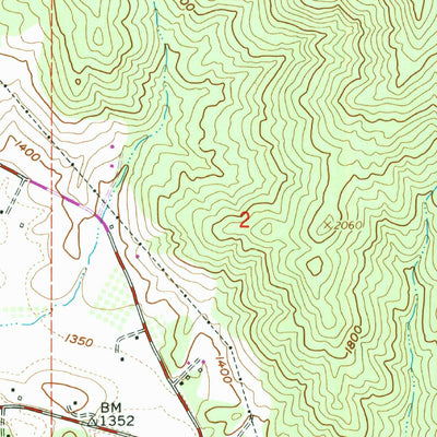 United States Geological Survey Upper Lake, CA (1991, 24000-Scale) digital map