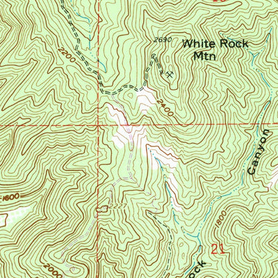 United States Geological Survey Upper Lake, CA (1991, 24000-Scale) digital map