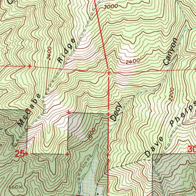United States Geological Survey Upper Lake, CA (1996, 24000-Scale) digital map