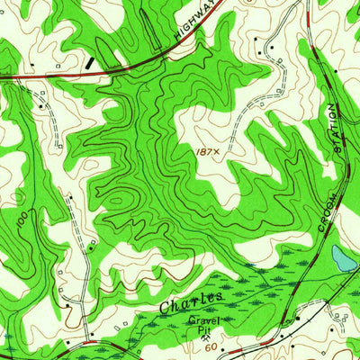 United States Geological Survey Upper Marlboro, MD (1957, 24000-Scale) digital map