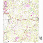United States Geological Survey Upper Marlboro, MD (1965, 24000-Scale) digital map