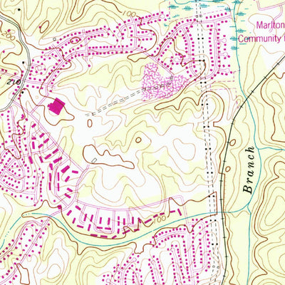 United States Geological Survey Upper Marlboro, MD (1965, 24000-Scale) digital map