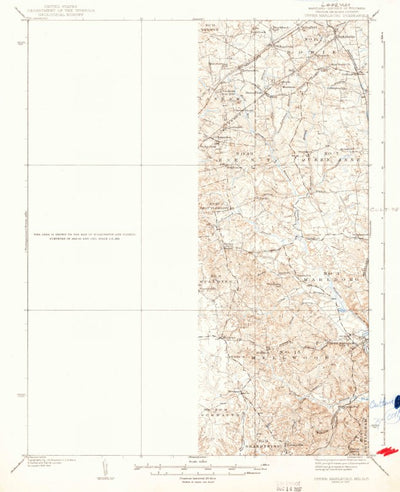 United States Geological Survey Upper Marlboro, MD-DC (1937, 62500-Scale) digital map