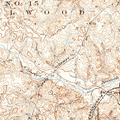 United States Geological Survey Upper Marlboro, MD-DC (1937, 62500-Scale) digital map