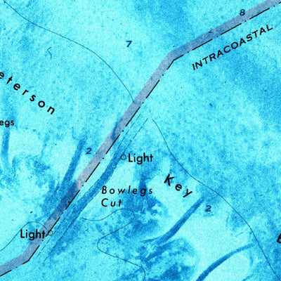 United States Geological Survey Upper Matecumbe Key, FL (1971, 24000-Scale) digital map