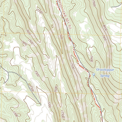 United States Geological Survey Upper Nutria, NM (2023, 24000-Scale) digital map