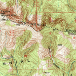 United States Geological Survey Upper Red Rock Lake, MT-ID (1950, 62500-Scale) digital map