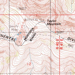 United States Geological Survey Upper Red Rock Lake, MT-ID (1988, 24000-Scale) digital map