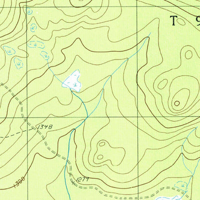 United States Geological Survey Upper Russell Pond, ME (1989, 24000-Scale) digital map