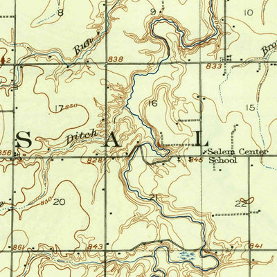 United States Geological Survey Upper Sandusky, OH (1907, 62500-Scale) digital map