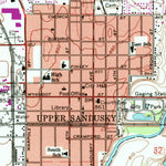 United States Geological Survey Upper Sandusky, OH (1960, 24000-Scale) digital map
