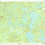 United States Geological Survey Upper Saranac Lake, NY (1979, 25000-Scale) digital map