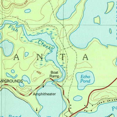 United States Geological Survey Upper Saranac Lake, NY (1979, 25000-Scale) digital map