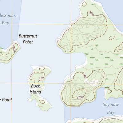 United States Geological Survey Upper Saranac Lake, NY (2023, 24000-Scale) digital map