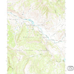 United States Geological Survey Upper Slide Lake, WY (1965, 24000-Scale) digital map
