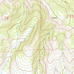 United States Geological Survey Upper Slide Lake, WY (1965, 24000-Scale) digital map