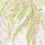 United States Geological Survey Upper Slide Lake, WY (1996, 24000-Scale) digital map
