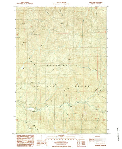 United States Geological Survey Upper Soda, OR (1985, 24000-Scale) digital map