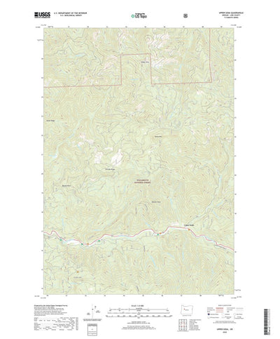 United States Geological Survey Upper Soda, OR (2020, 24000-Scale) digital map
