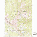 United States Geological Survey Upper Tepee Basin, MT (1986, 24000-Scale) digital map