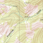 United States Geological Survey Upper Tepee Basin, MT (1986, 24000-Scale) digital map