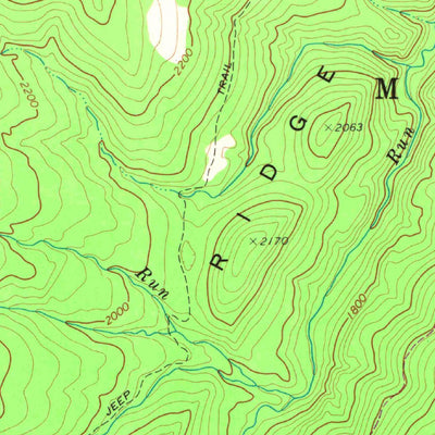 United States Geological Survey Upper Tract, WV (1969, 24000-Scale) digital map