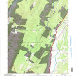 United States Geological Survey Upper Tract, WV (1995, 24000-Scale) digital map