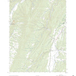 United States Geological Survey Upper Tract, WV (2023, 24000-Scale) digital map