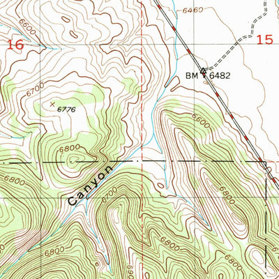 United States Geological Survey Upper Valley, ID (1951, 24000-Scale) digital map