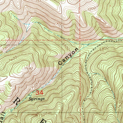 United States Geological Survey Upper Valley, ID (1951, 24000-Scale) digital map