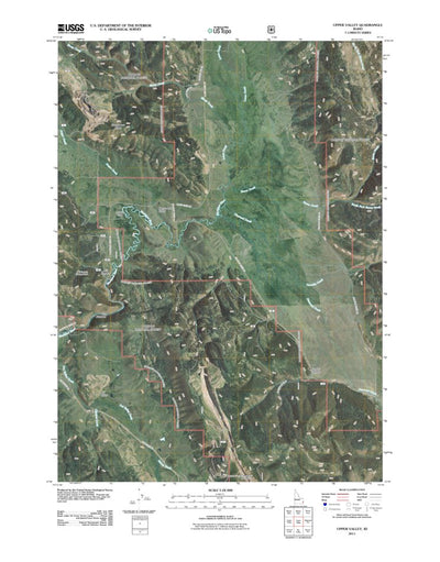United States Geological Survey Upper Valley, ID (2011, 24000-Scale) digital map