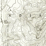 United States Geological Survey Upper Wheatfields, AZ-NM (1955, 24000-Scale) digital map
