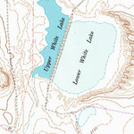 United States Geological Survey Upper White Lake, TX (1968, 24000-Scale) digital map