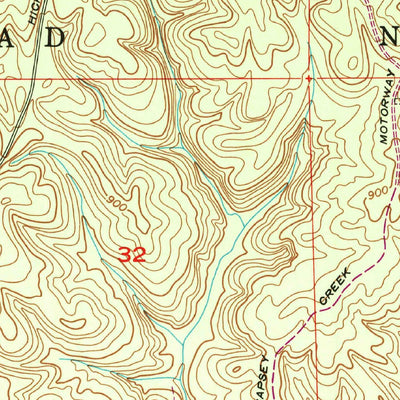 United States Geological Survey Upshaw, AL (1960, 24000-Scale) digital map