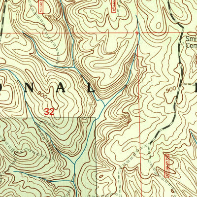 United States Geological Survey Upshaw, AL (2000, 24000-Scale) digital map