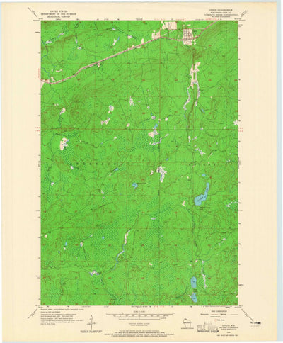 United States Geological Survey Upson, WI (1956, 24000-Scale) digital map